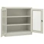 Light gray steel office cabinet 90x40x90cm by vidaXL, Lockers and storage cabinets - Ref: Foro24-335931, Price: 107,24 €, Dis...