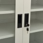 Hellgrauer Büroschrank aus Stahl, 90 x 40 x 90 cm von vidaXL, Schließfächer und Lagerschränke - Ref: Foro24-335931, Preis: 10...