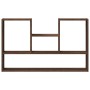 Estantería de pared madera ingeniería marrón roble 99x15x60 cm
