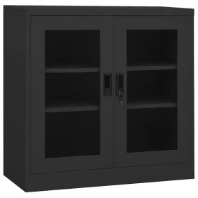 Anthrazitgrauer Büroschrank aus Stahl 90x40x90 cm von vidaXL, Schließfächer und Lagerschränke - Ref: Foro24-335933, Preis: 12...