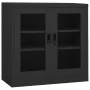 Armario de oficina de acero gris antracita 90x40x90 cm de vidaXL, Taquillas y armarios de almacenamiento - Ref: Foro24-335933...