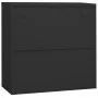 Armario de oficina de acero gris antracita 90x40x90 cm de vidaXL, Taquillas y armarios de almacenamiento - Ref: Foro24-335933...