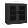 Anthrazitgrauer Büroschrank aus Stahl 90x40x90 cm von vidaXL, Schließfächer und Lagerschränke - Ref: Foro24-335933, Preis: 12...