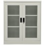 Büroschrank aus hellgrauem Stahl 90x40x105 cm von vidaXL, Schließfächer und Lagerschränke - Ref: Foro24-335935, Preis: 135,64...