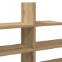 Estante pared madera ingeniería roble artisan 124,5x18x60,5 cm