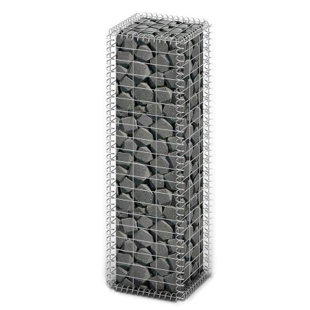 Cesta para muro de gaviones de alambre galvanizado 100x30x30 cm de vidaXL, Paneles de vallas - Ref: Foro24-141038, Precio: 30...