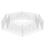 Hexagonales Gabionenbeet 200x173x40 cm von vidaXL, Töpfe und Pflanzgefäße - Ref: Foro24-142536, Preis: 69,31 €, Rabatt: %