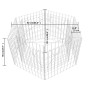 Arriate hexagonal de gaviones 100x90x50 cm de vidaXL, Maceteros y jardineras - Ref: Foro24-142532, Precio: 49,53 €, Descuento: %