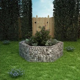 Hexagonal gabion planter bed 160x140x50 cm by vidaXL, Pots and planters - Ref: Foro24-142534, Price: 64,96 €, Discount: %
