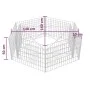 Sechseckiges Gabionenbeet 160x140x50 cm von vidaXL, Töpfe und Pflanzgefäße - Ref: Foro24-142534, Preis: 64,98 €, Rabatt: %