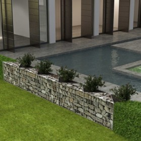 Gabionenwandkorb aus verzinktem Stahl 300x30x50 cm von vidaXL, Zaunpaneele - Ref: Foro24-142538, Preis: 63,22 €, Rabatt: %