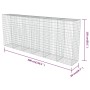 Gabion wall with galvanized steel covers 300x50x150 cm by vidaXL, fence panels - Ref: Foro24-143593, Price: 212,48 €, Discoun...