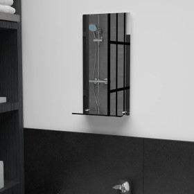 Espejo de pared con estante de vidrio templado 20x40 cm de vidaXL, Espejos - Ref: Foro24-249433, Precio: 19,86 €, Descuento: %