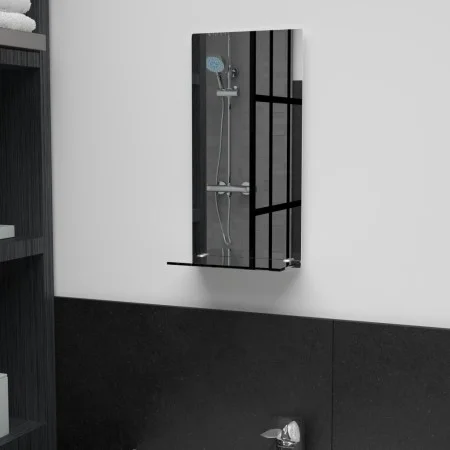 Wall mirror with tempered glass shelf 20x40 cm by vidaXL, Mirrors - Ref: Foro24-249433, Price: 18,11 €, Discount: %