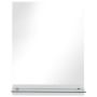 Wall mirror with tempered glass shelf 20x40 cm by vidaXL, Mirrors - Ref: Foro24-249433, Price: 19,86 €, Discount: %