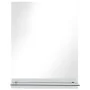 Wall mirror with tempered glass shelf 20x40 cm by vidaXL, Mirrors - Ref: Foro24-249433, Price: 18,11 €, Discount: %