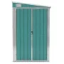Cobertizo de jardín pared acero galvanizado verde 118x100x178cm by vidaXL, Sheds - Ref: Foro24-316217, Price: 132,04 €, Disco...