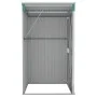 Cobertizo de jardín pared acero galvanizado verde 118x100x178cm by vidaXL, Sheds - Ref: Foro24-316217, Price: 132,04 €, Disco...