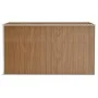 Cobertizo jardín pared acero galvanizado marrón 118x288x178 cm de vidaXL, Cobertizos - Ref: Foro24-316228, Precio: 246,39 €, ...