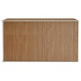 Garden shed wall galvanized steel brown 118x288x178 cm by vidaXL, Sheds - Ref: Foro24-316228, Price: 250,13 €, Discount: %