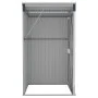 Wall garden shed galvanized steel 118x100x178 cm by vidaXL, Sheds - Ref: Foro24-316219, Price: 128,60 €, Discount: %
