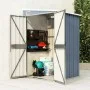 Garden shed with galvanized steel wall in gray, 118x100x178 cm. by vidaXL, Sheds - Ref: Foro24-316218, Price: 151,23 €, Disco...