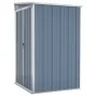 Gartenhaus Wand aus verzinktem Stahl grau 118x100x178 cm von vidaXL, Schuppen - Ref: Foro24-316218, Preis: 145,55 €, Rabatt: %