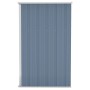 Garden shed with galvanized steel wall in gray, 118x100x178 cm. by vidaXL, Sheds - Ref: Foro24-316218, Price: 154,17 €, Disco...