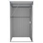 Garden shed with galvanized steel wall in gray, 118x100x178 cm. by vidaXL, Sheds - Ref: Foro24-316218, Price: 154,17 €, Disco...