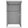 Gartenhaus Wand aus verzinktem Stahl grau 118x100x178 cm von vidaXL, Schuppen - Ref: Foro24-316218, Preis: 145,55 €, Rabatt: %
