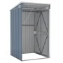 Gartenhaus Wand aus verzinktem Stahl grau 118x100x178 cm von vidaXL, Schuppen - Ref: Foro24-316218, Preis: 145,55 €, Rabatt: %
