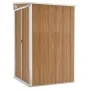 Cobertizo jardín pared acero galvanizado marrón 118x100x178 cm de vidaXL, Cobertizos - Ref: Foro24-316220, Precio: 130,21 €, ...