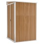 Garden shed wall galvanized steel brown 118x100x178 cm by vidaXL, Sheds - Ref: Foro24-316220, Price: 137,23 €, Discount: %