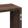 Estantería de pared madera ingeniería marrón roble 159x18x66 cm