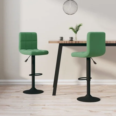 Küchenhocker 2 Einheiten dunkelgrüner Samt von vidaXL, Küchenhocker - Ref: Foro24-334308, Preis: 109,70 €, Rabatt: %