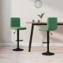 Kitchen stools 2 units dark green velvet by vidaXL, Kitchen stools - Ref: Foro24-334308, Price: 110,61 €, Discount: %