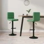 Kitchen stools 2 units dark green velvet by vidaXL, Kitchen stools - Ref: Foro24-334308, Price: 109,70 €, Discount: %