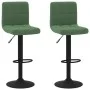Kitchen stools 2 units dark green velvet by vidaXL, Kitchen stools - Ref: Foro24-334308, Price: 109,70 €, Discount: %