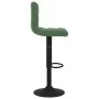 Taburetes de cocina 2 unidades terciopelo verde oscuro de vidaXL, Taburetes de cocina - Ref: Foro24-334308, Precio: 109,70 €,...