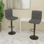 Kitchen stools 2 units dark gray fabric by vidaXL, Kitchen stools - Ref: Foro24-334281, Price: 118,07 €, Discount: %