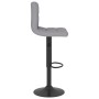 Taburete de cocina de tela gris claro de vidaXL, Taburetes de cocina - Ref: Foro24-334272, Precio: 74,21 €, Descuento: %
