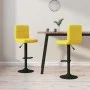 Kitchen stools 2 units mustard yellow velvet by vidaXL, Kitchen stools - Ref: Foro24-334312, Price: 133,85 €, Discount: %