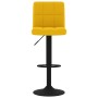 Taburetes de cocina 2 unidades terciopelo amarillo mostaza de vidaXL, Taburetes de cocina - Ref: Foro24-334312, Precio: 135,0...