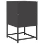 Mesita de noche acero laminado en frío negro 36x39x60,5 cm en Mesitas de noche | Comprar online en Foro24