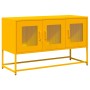 Mueble para TV acero laminado en frío amarillo 100,5x39x60,5 cm
