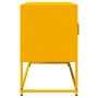 Mueble para TV acero laminado en frío amarillo 100,5x39x60,5 cm