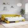 Sofá cama nido terciopelo amarillo 80x200 cm de vidaXL, Camas y somieres - Ref: Foro24-3197061, Precio: 235,32 €, Descuento: %