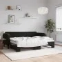 Sofá cama nido terciopelo negro 80x200 cm de vidaXL, Camas y somieres - Ref: Foro24-3197060, Precio: 244,37 €, Descuento: %
