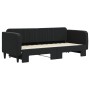 Sofá cama nido terciopelo negro 80x200 cm de vidaXL, Camas y somieres - Ref: Foro24-3197060, Precio: 248,85 €
