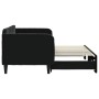 Sofá cama nido terciopelo negro 80x200 cm de vidaXL, Camas y somieres - Ref: Foro24-3197060, Precio: 248,85 €